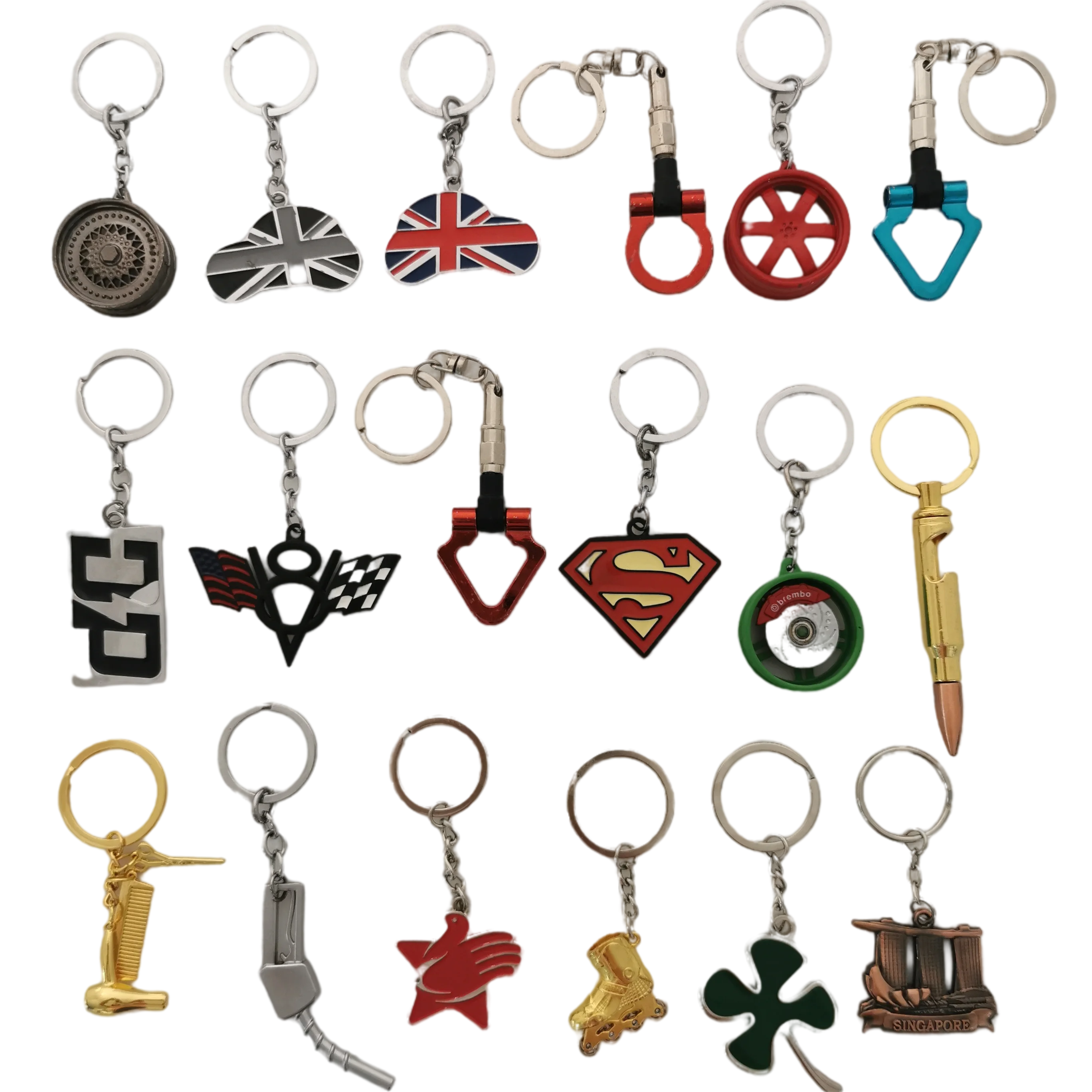 Custom Logo Personalized Design Promotional Metal Key Chain Custom Logo Keychain