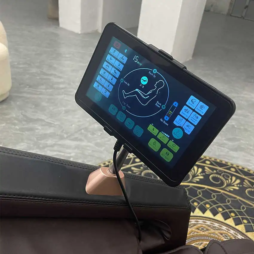 Full Body Airbags Luxury Smart Ai Speaker Electric Massage Chair Portable 4d Zero Gravity Foot Roll