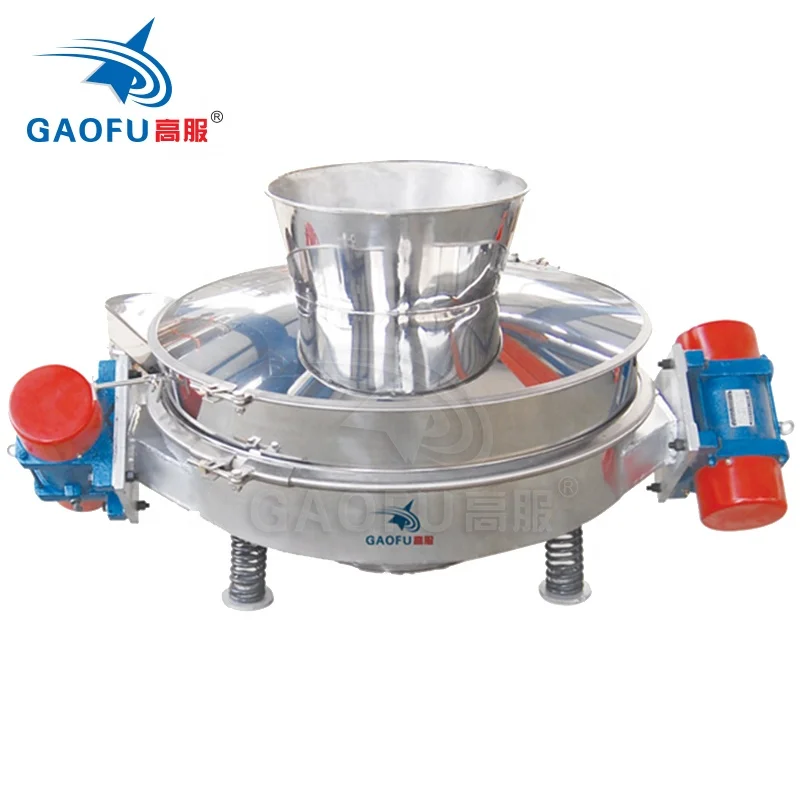Factory direct sales dual motor sifter machine metal powder screening continuous working circular straight sieve