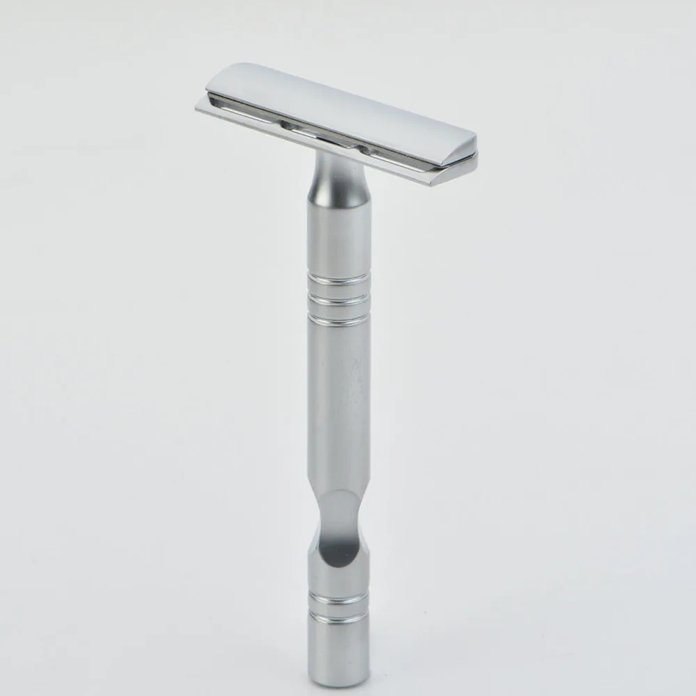 YAQI  NEW design chrome color single edge blade safety razor with brass handle