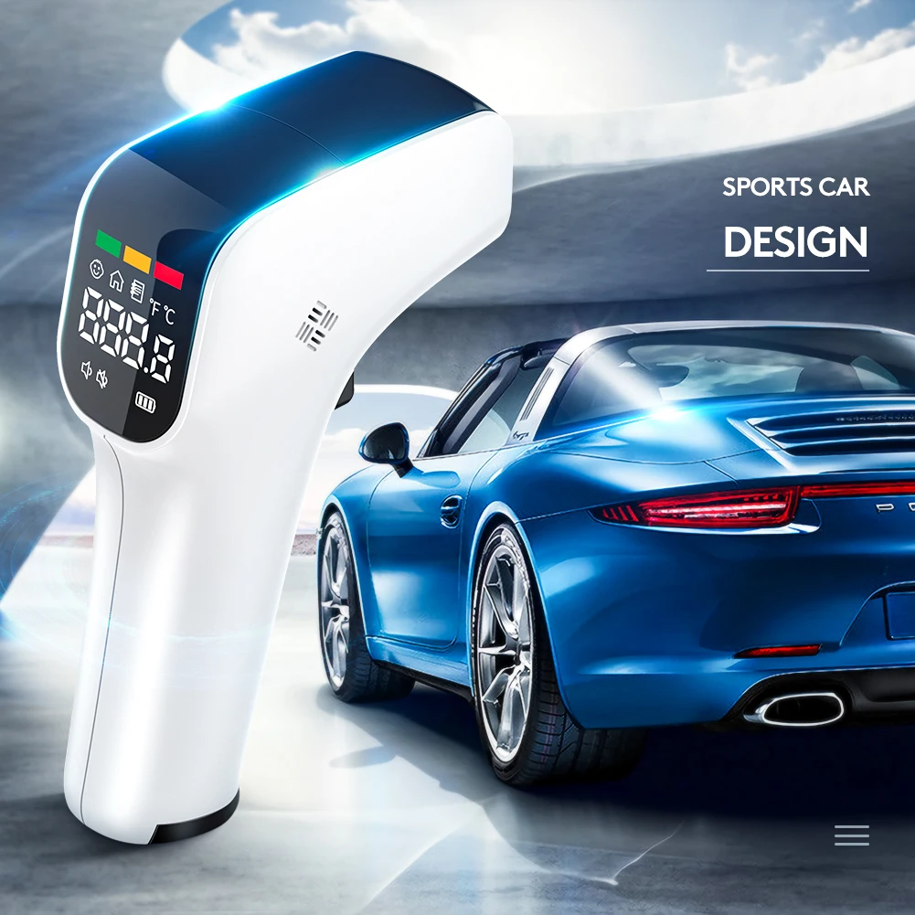 Medical Clinical IR Forehead LED Non Contact Digital Human Body Infrared Fever Thermometer