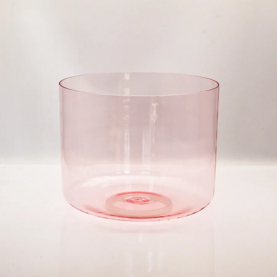 HF Pink Rose Crystal Singing Bowl