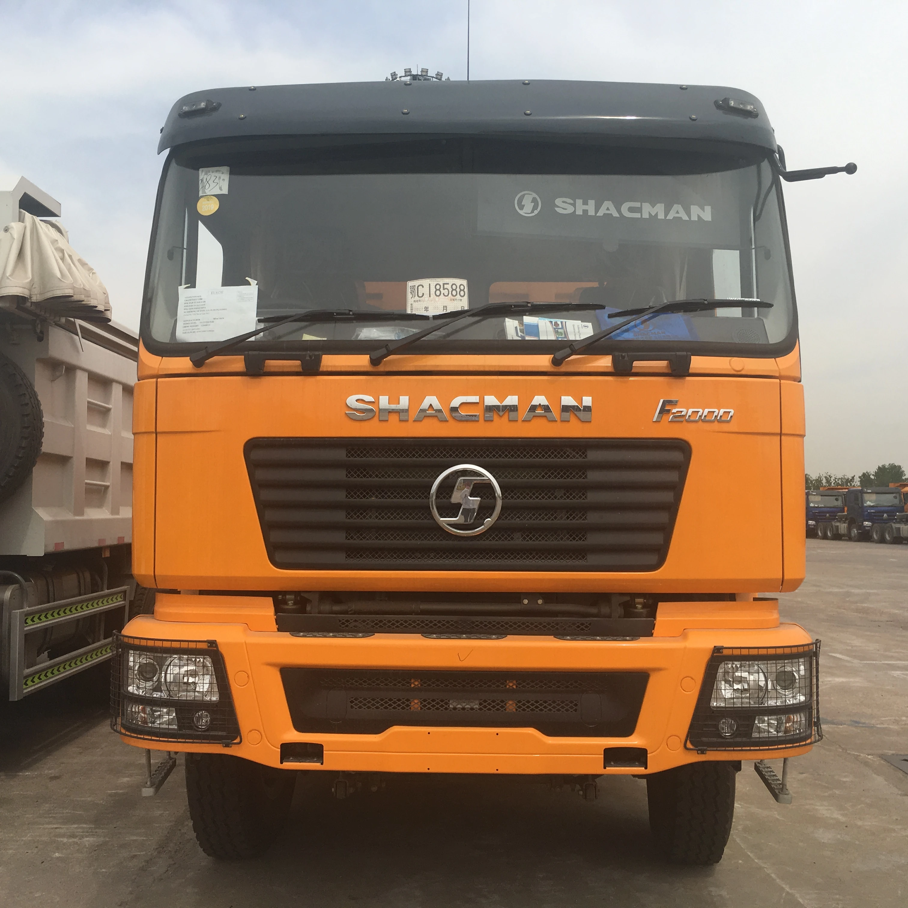 Algeria Shacman F2000 6x4 Tipper Dump Truck Weichai Engine Fast Gear Left drive for sale