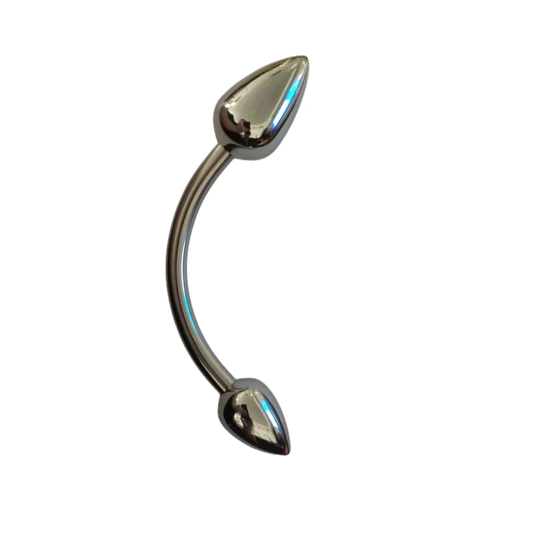 2022 hot selling double headed metal anal plug toys anal plug for men and women