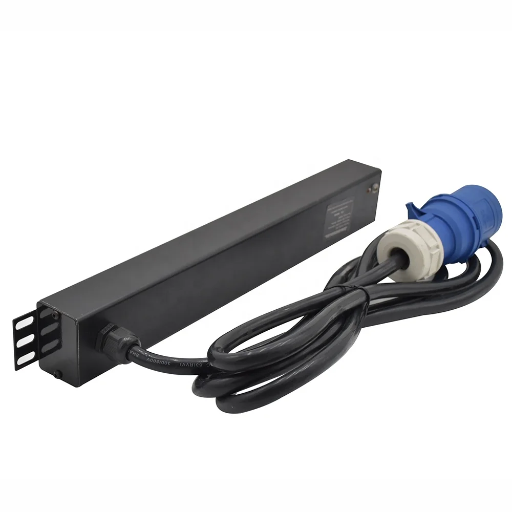 
1.5u IEC c19 pdu power distribution unit 8 outlets sockets 