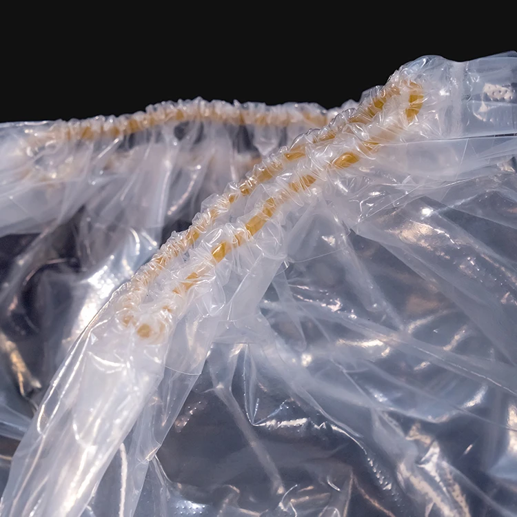 waterproof disposable PE foot long Rain Shoe Cover Boot with elastics