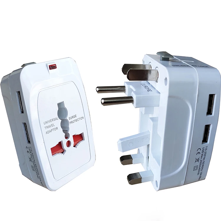 Универсальный дорожный адаптер eu us usb в зарядном устройстве для удлинителя