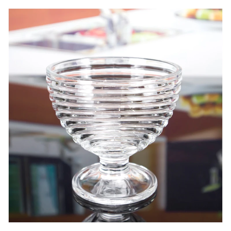Luxury 316mL Single Wall Crystal Glass Ice Cream Bowl Wholesale From China