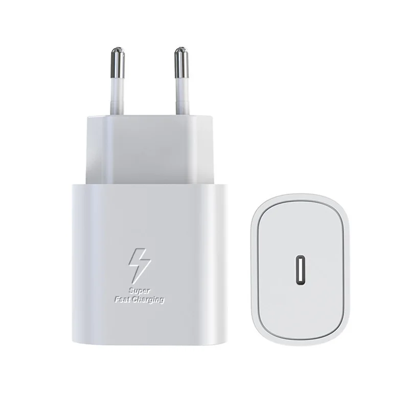 
Quick charging top quality PPS 25W Wall charger fast travel charge For Samsung mobile phone 