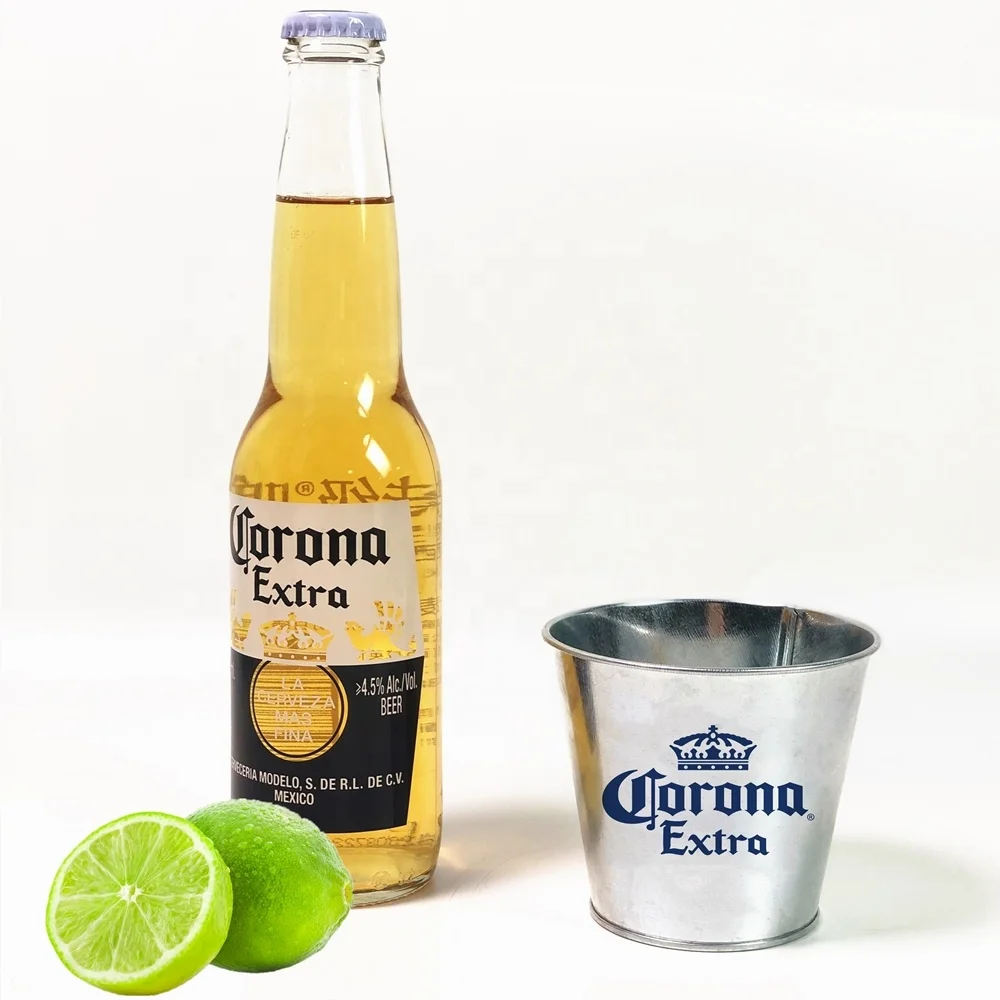 Galvanized Steel Metal Corona mini Lime Bucket