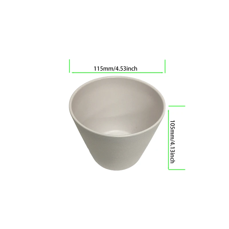 Wholesale Modern Style Garden Plastic Planter Tall Flower Pot For Floor Or Shopping Mall Use Bonsai Pots Imitation Ceramic