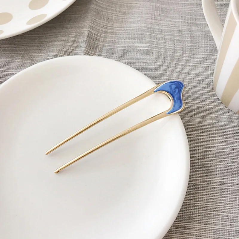 
Simple U Shape Hair Clips Bobby Pins for Women Girls Bride Hair Styling Accessories Black Gold Hairpins Metal Barrettes 