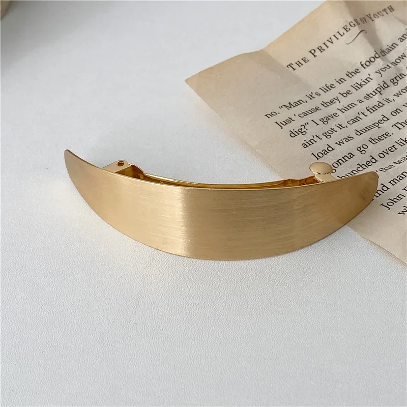 custom  casting nickle alloy hair barrette clip for women hot selling wholesale hair clip