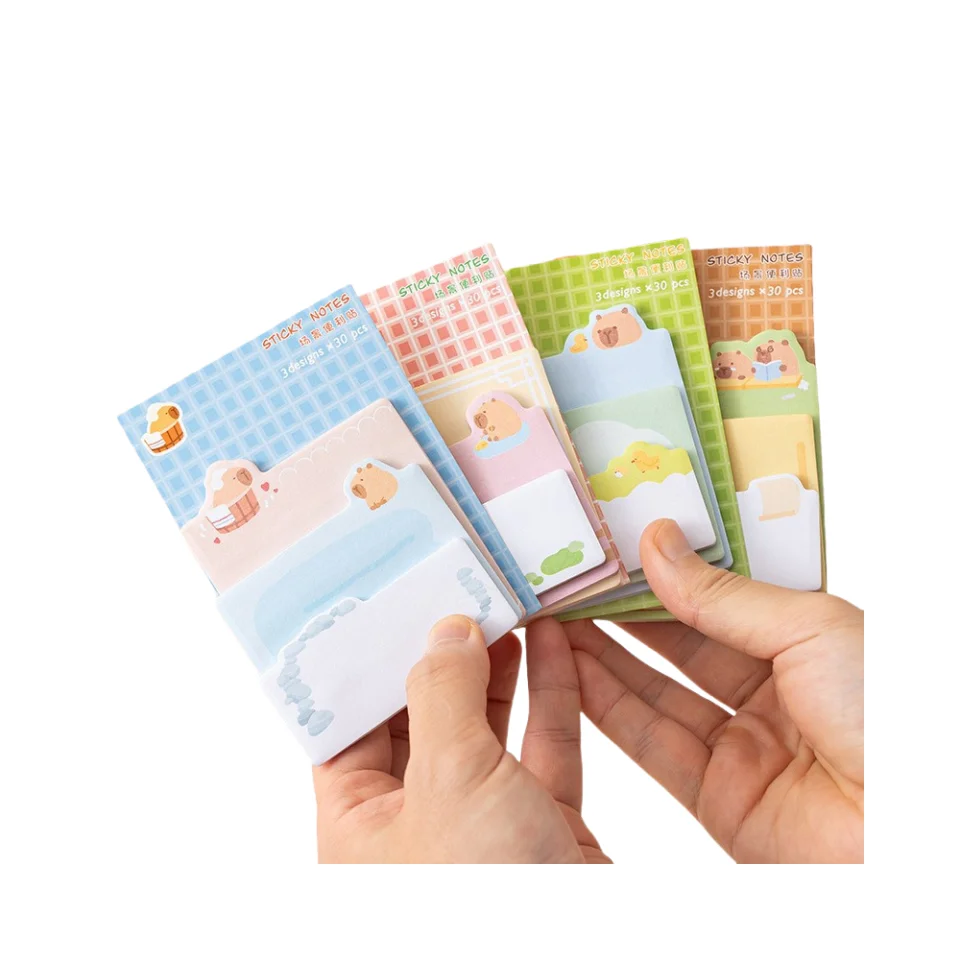 Kawaii Sticky Notepad Memo Pads Office School Stationery Adhesive Stickers Posted it Sticky Note Pad