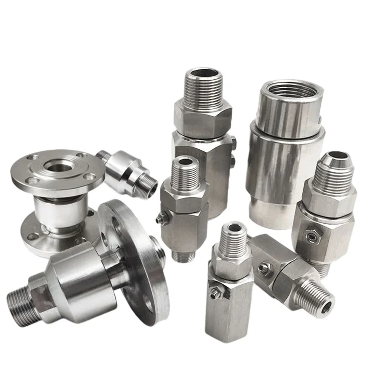 High pressure Swivel Rotary Union stainless steel Hydraulic Swivel Joint universal couplings Flange Rotary Joint