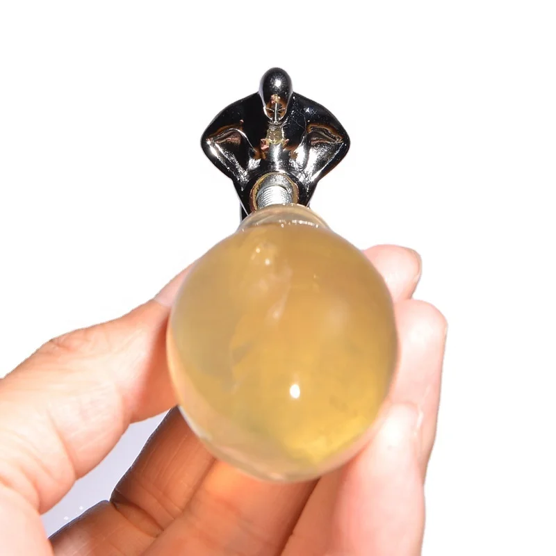 wholesale natural citrine yellow rock quartz crystal butt plugs crystal anal plugs for sale