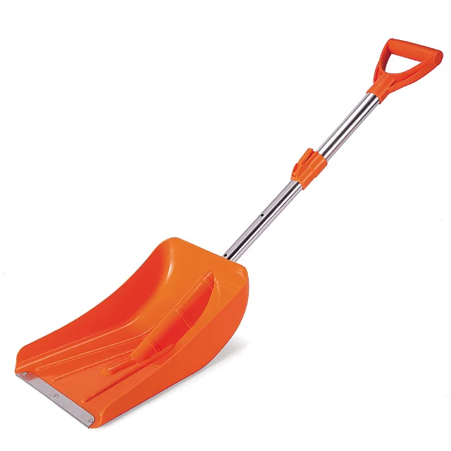90cm length plastic snow shovel with long handle and aluminum blade