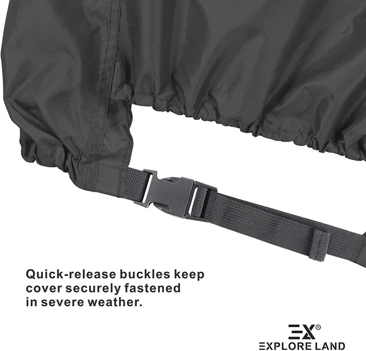 600D Heavy Duty Fade Resistant UV-proof Dust-proof Waterproof Outboard Motor Cover Outdoor Boat Engine Hood Covers