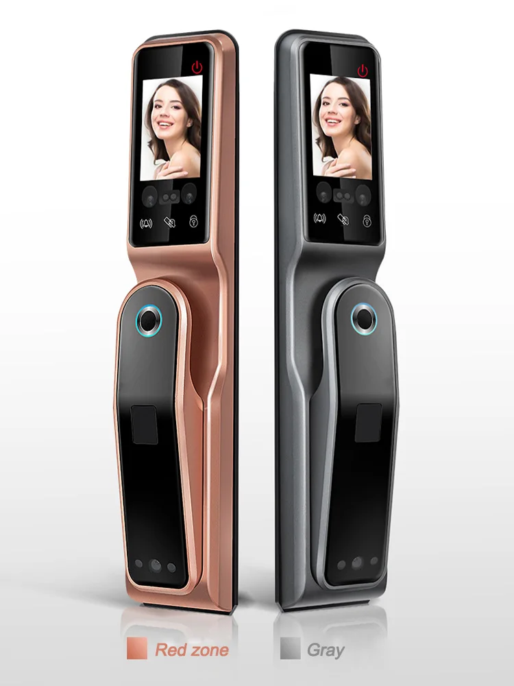 tuya wifi smart life face recognition sliding door lock keyless smart security main door electric for door lock