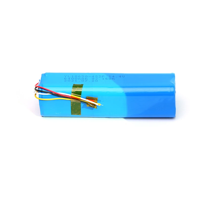High quality lipo 18650 battery 4s2p 14.4volt  6400mah lithium 18650 battery pack