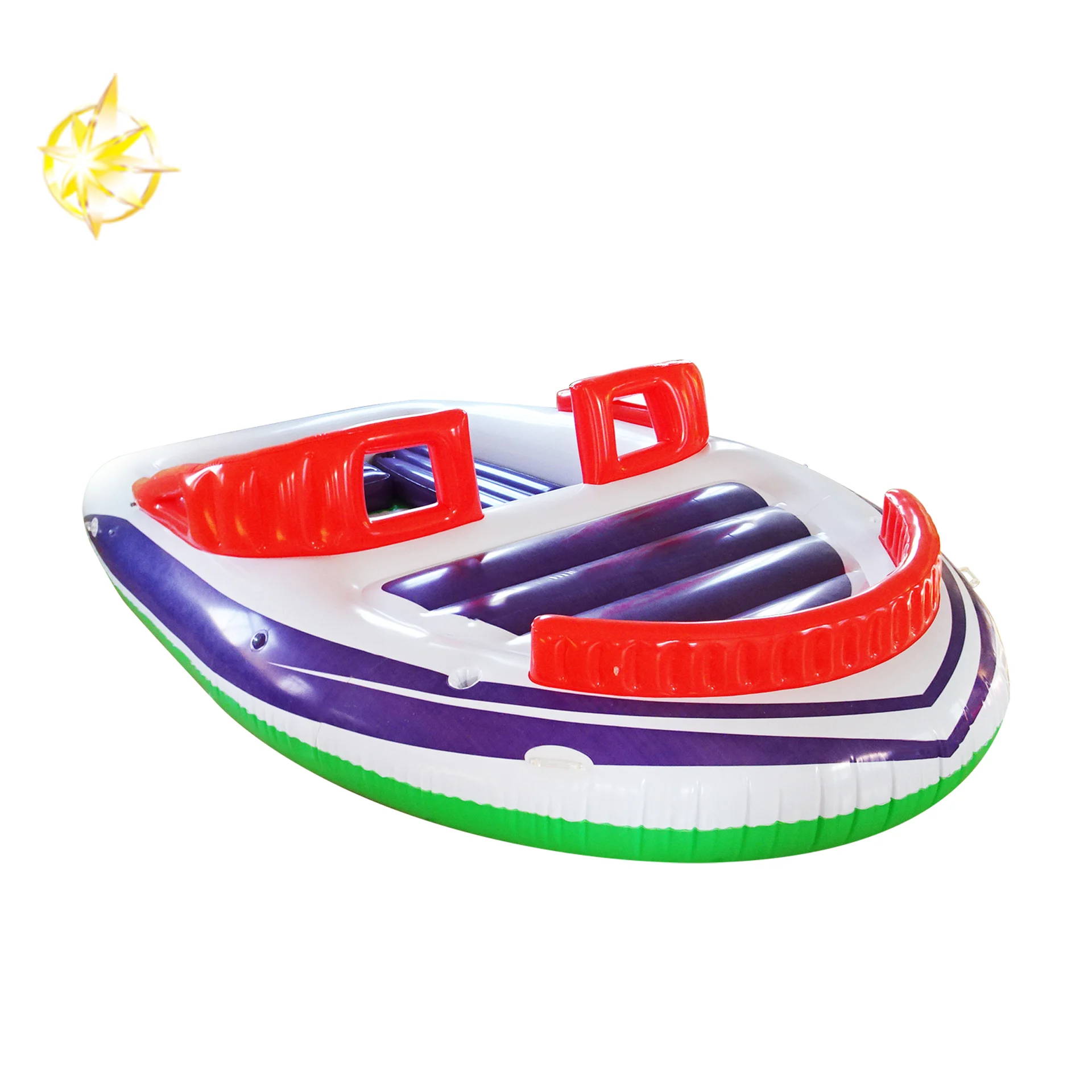 6 Person Huge Party Island Boat,Inflatable floating island, inflatable bay breeze boat party floating island river raft