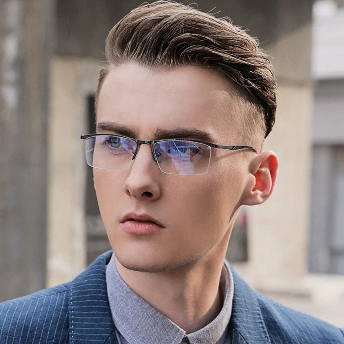 Sunbest 5910 Rectangle Metal Frames Cheap Prescription Glasses Online Customization Astigmatism 0~200 Optical