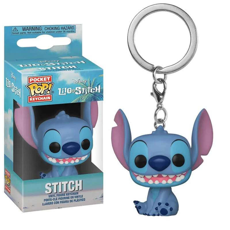 Funko Pop Elvis stitch Action Figure Keychain Toys 4cm