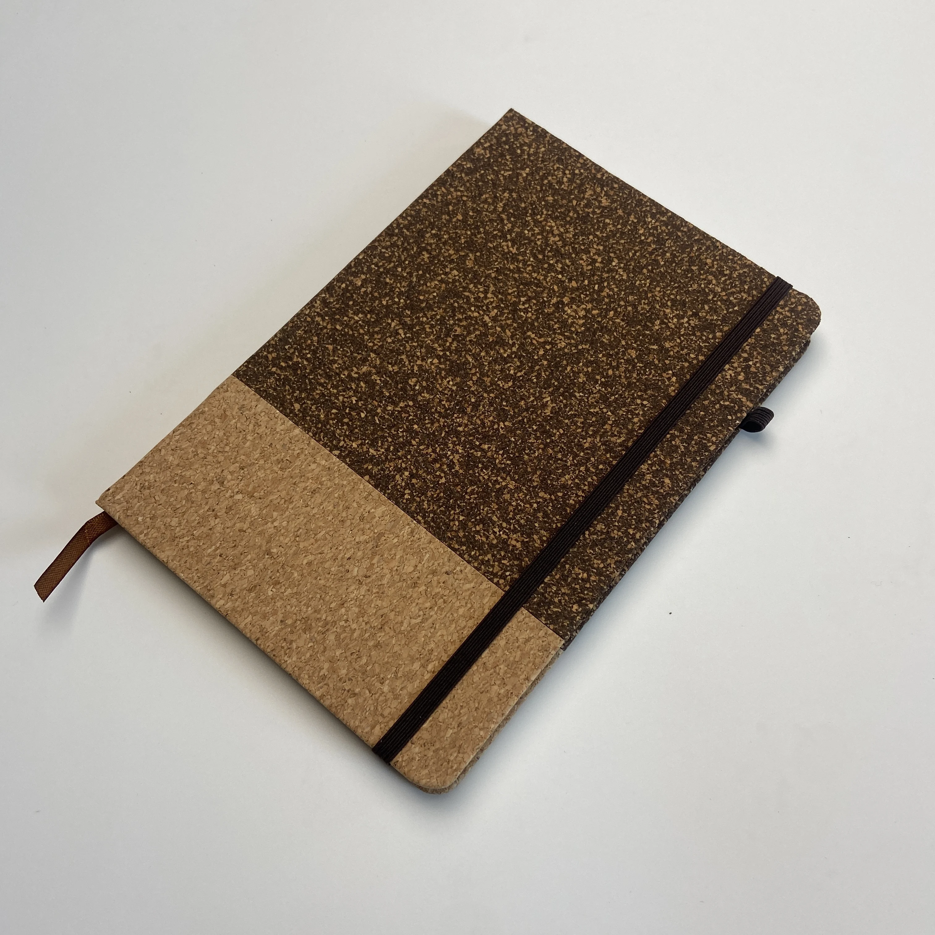 Wholesale A5 Custom Eco-friendly Coffee Ground Hardcover Notebook Splicing Pattern Optional Sugarcane Paper