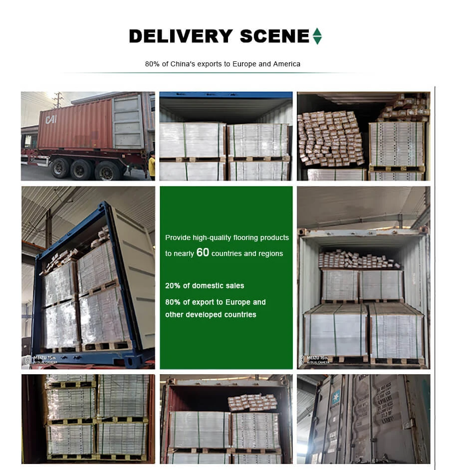 hot seller customize size EIR surface laminate flooring specs application in hotels (LK265)