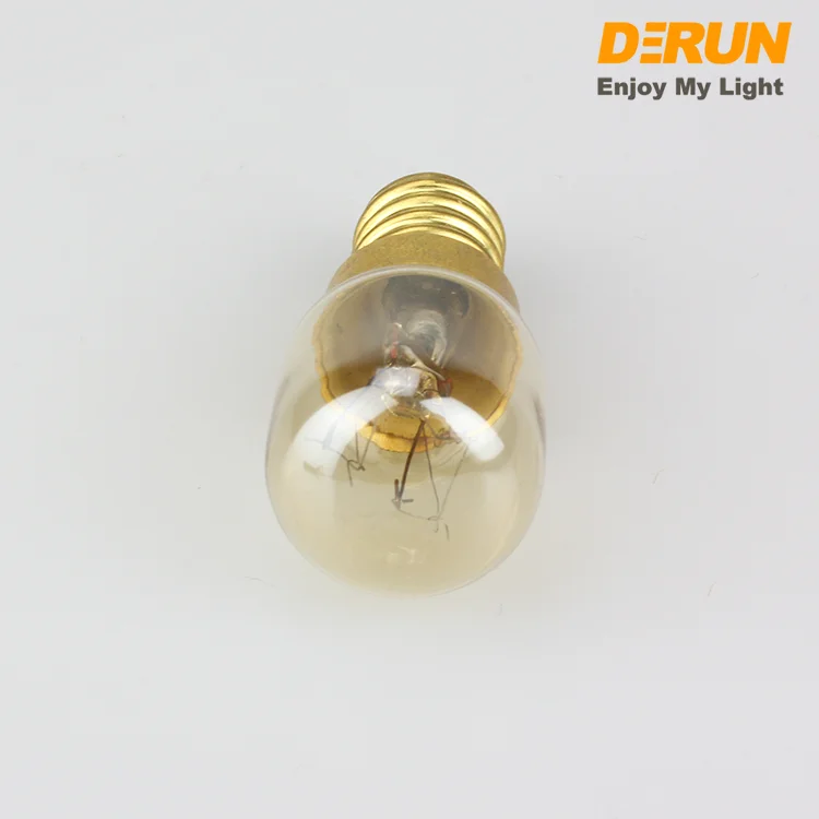 High Temperature Oven Bulb Glass Cover E14 Base T16 T18 T20 T22 ST19 ST23 ST26 Mini Incandescent Light , INC-MINI-E14