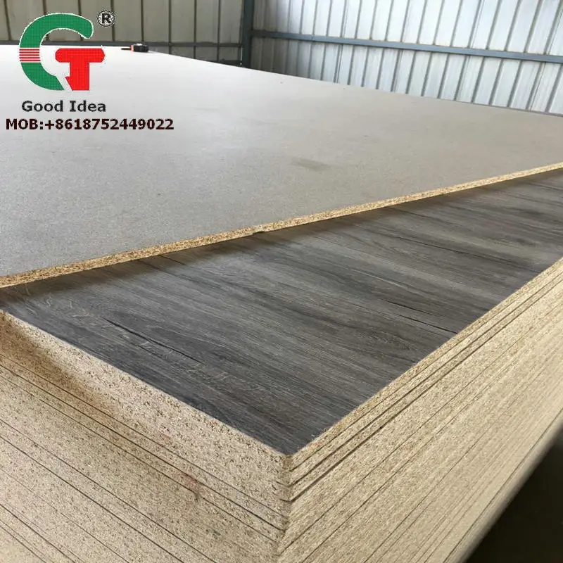 
cheap price FACTORY OFFER 1220*2440*18mm /16mm MELAMINE PARTICLE BOARD CHIPBOARD 