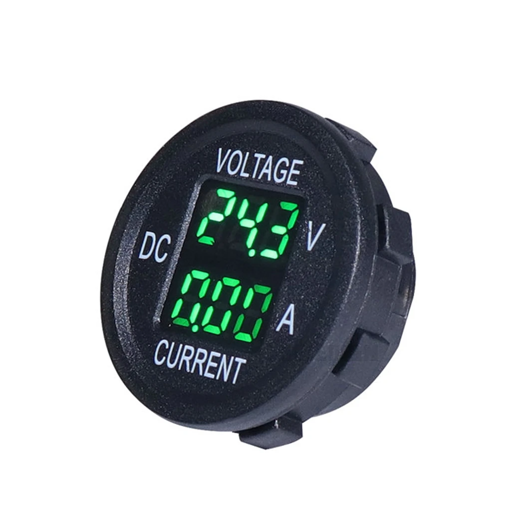 12V/24V Display Digital Voltmeter Charger QC3.0 Car Socket 5V 4.2A Mobile Phone Dual USB Car Charger Socket Waterproof