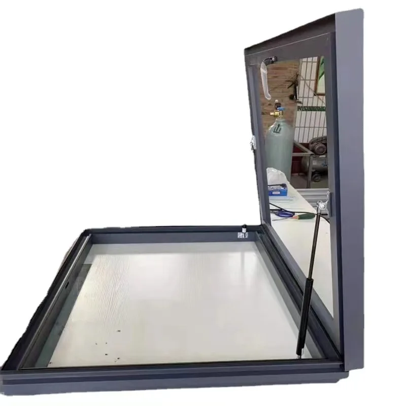 German style house aluminum auto venting double glazed glass roof skylight window