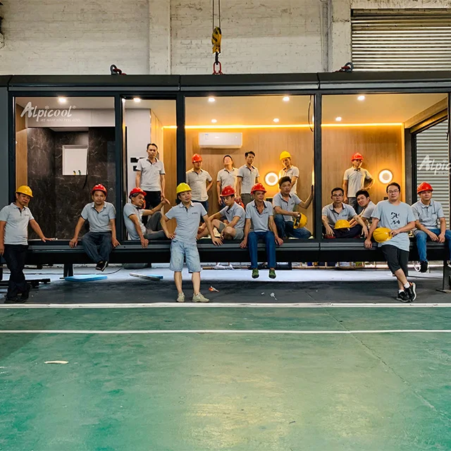 Alpicool V5 mobile capsule house portable house easy assemble modular fully furnished prefab house