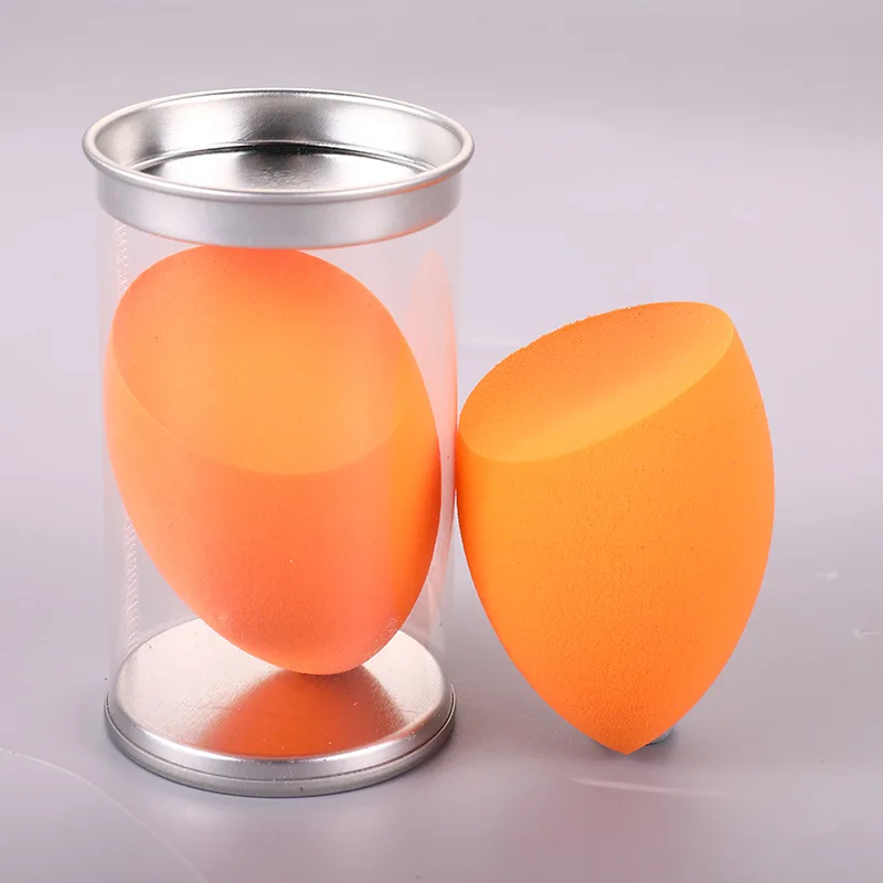Latex-free Olive Shaped Makeup Sponge edge cut beauty blending sponges