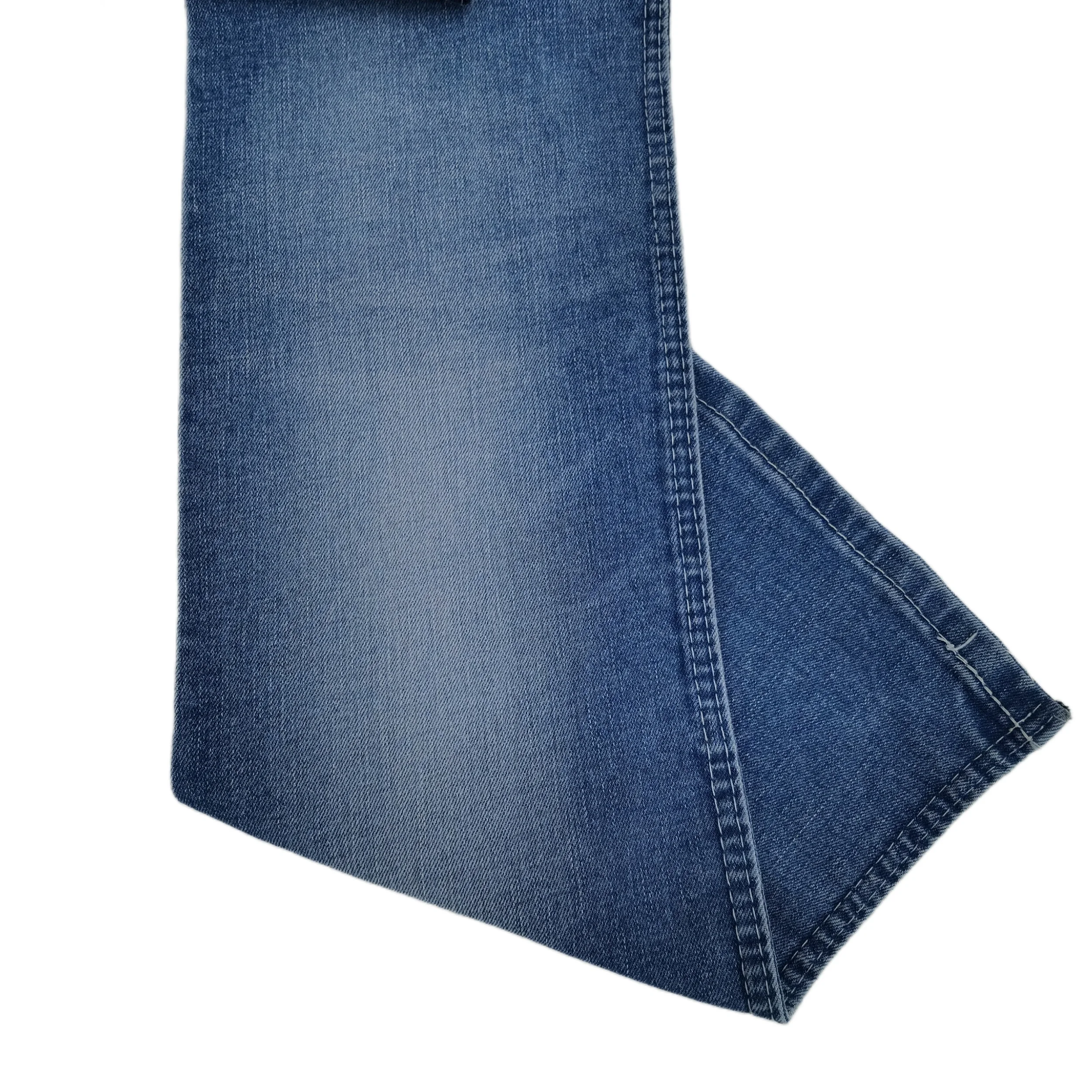 Premium Denim Fabric Manufacturer Dyed Wove Denim Fabric indigo color TR denim fabric for sale