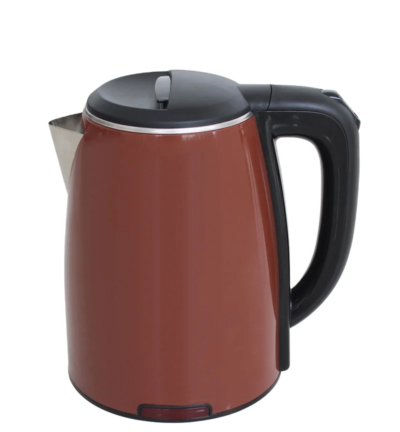 
Color changing printed stainless steel electric kettle with double controller 