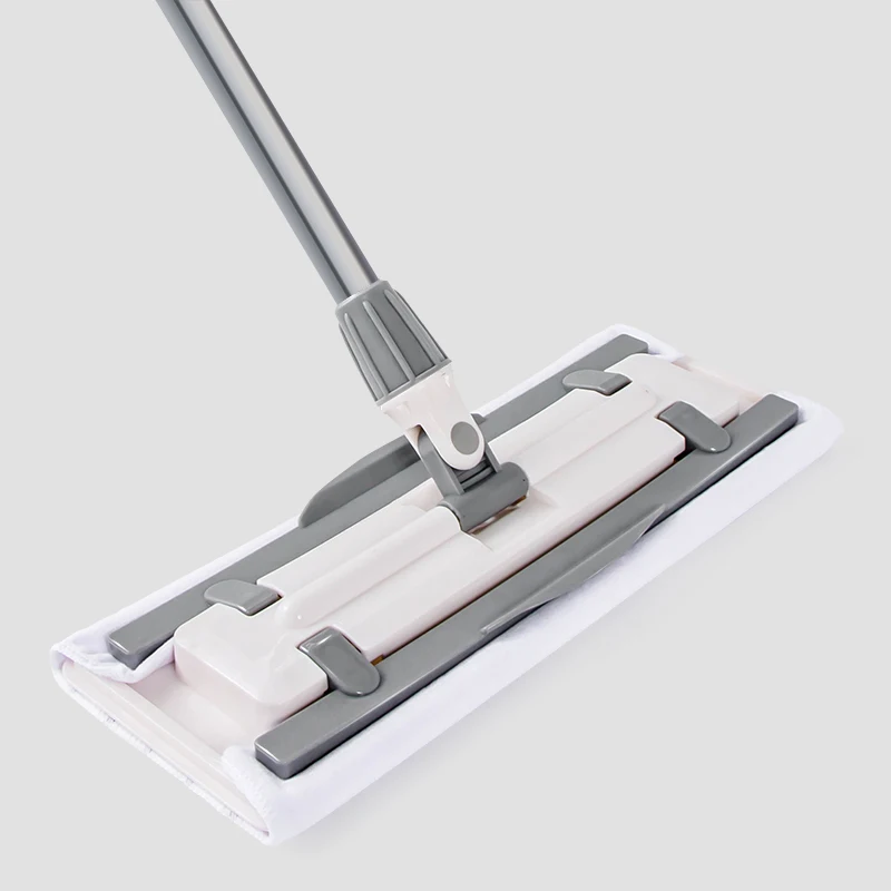 CX Wholesale Stainless Steel Handle Flat Coral Velvet Mop Head Plywood Microfiber Mop For Floor Cleaning