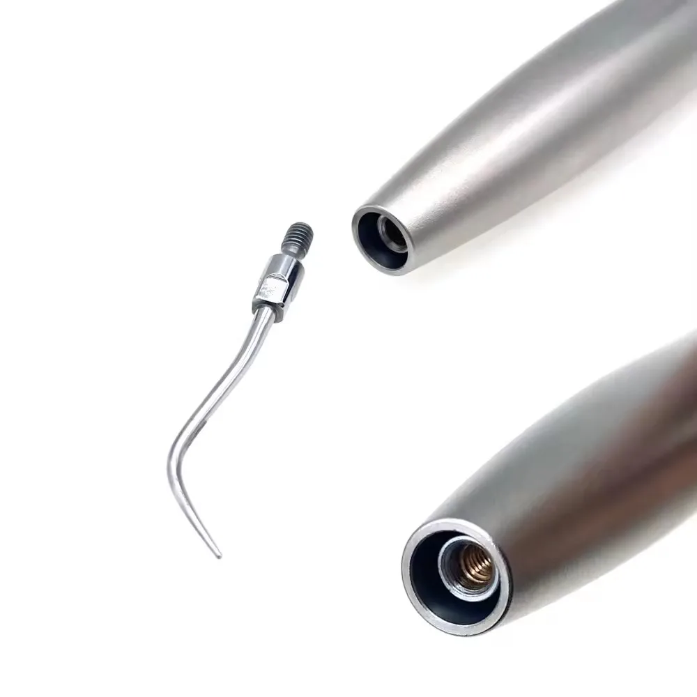 Dental Air Scaler Handpiece by Hygienist Pneumatic Steel Handpiece with GK1/GK2/GK3 Tips Turbine Powered by Dental Scaler