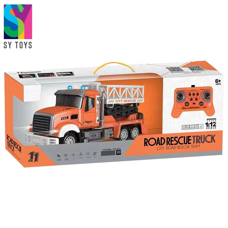 SY 2.4G 11CH Voice control rescue vehicle rc car remote control truck