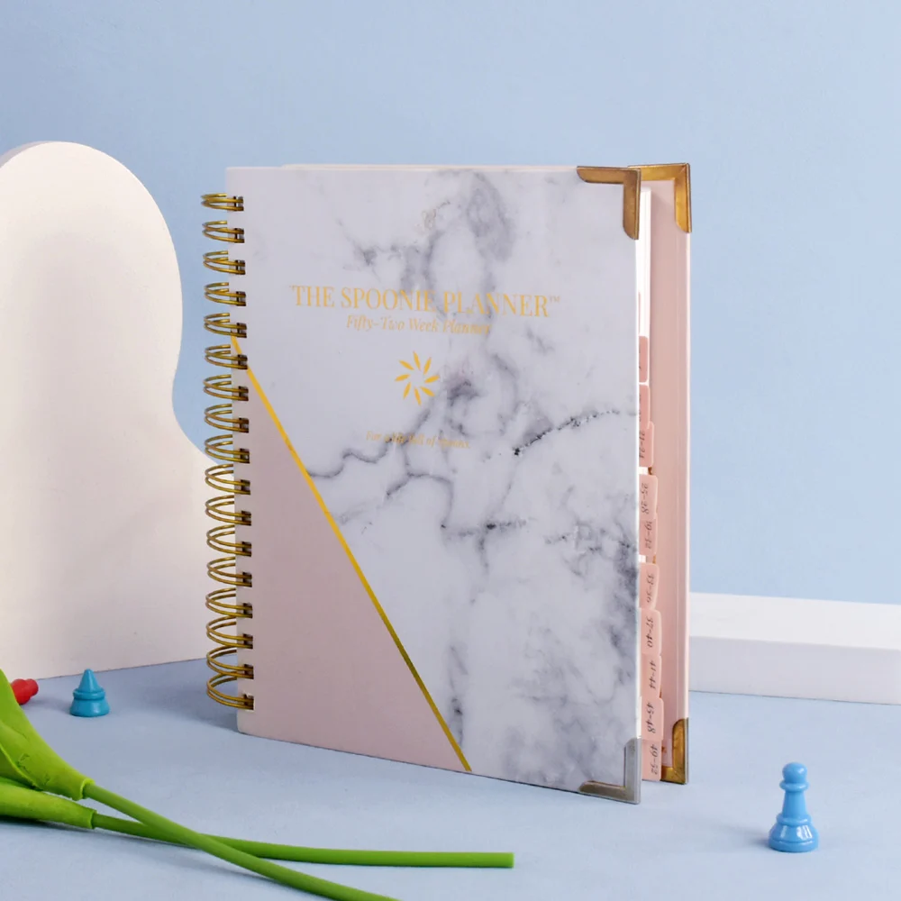 High Quality  Spiral Bound Binder Agenda Notebook A5 with Inner Pocket