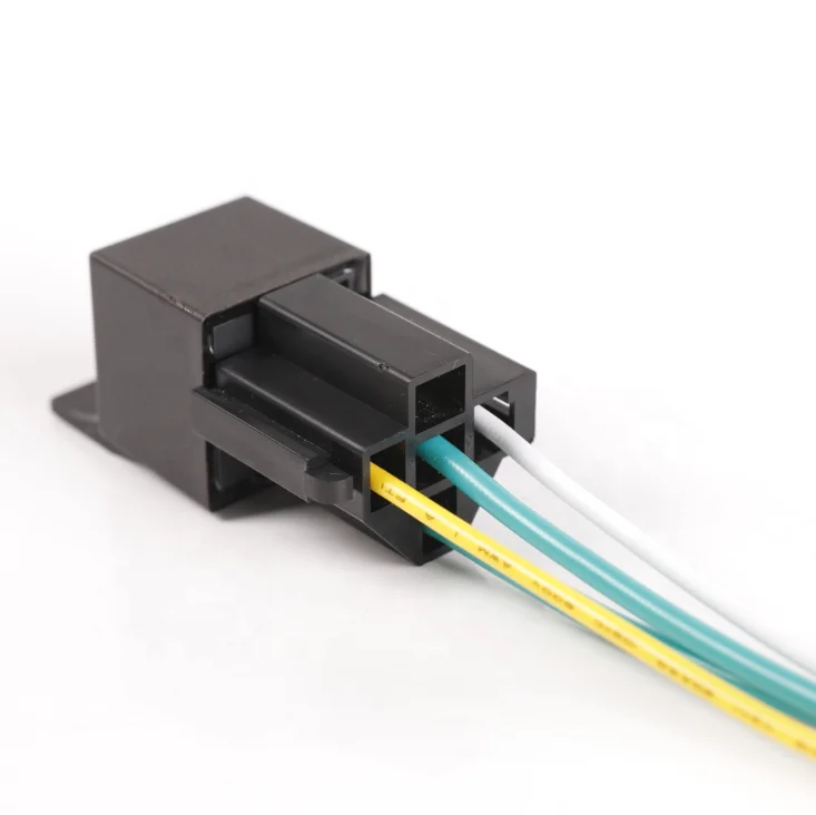 JD1915 Car Relay 12V 24VDC 40A 4pin with Socket Miniature PCB Relay