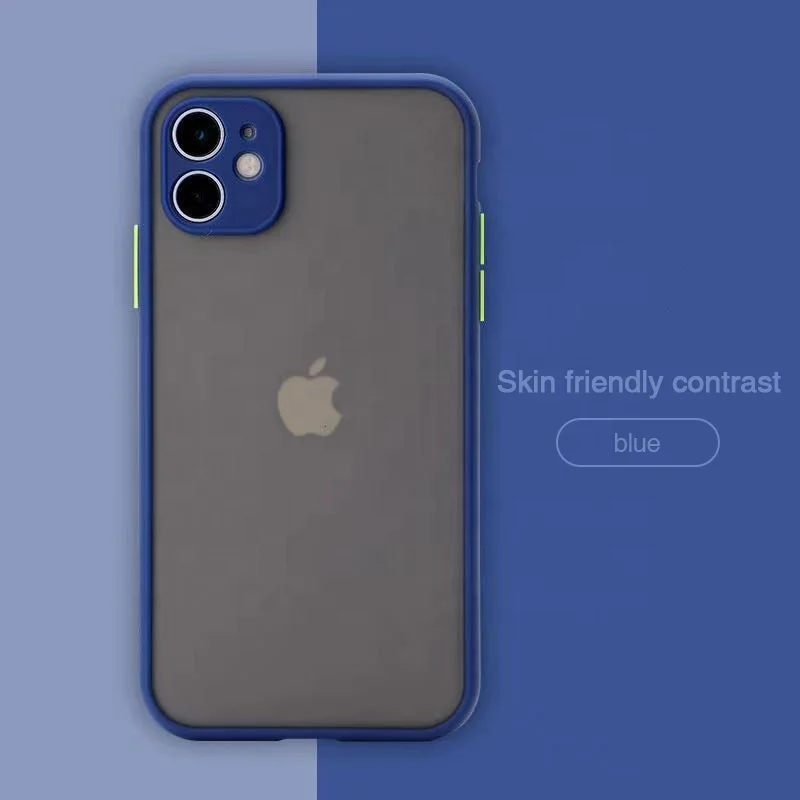 Shockproof Armor Matte Case For iPhone 13 Pro Max Bumper Clear Phone Case For iPhone 14 13 Pro Max Soft Silicon Matte Hard Cover