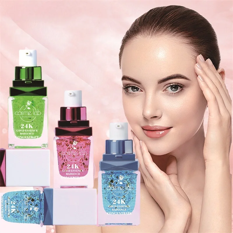 3color 24K Pure Essential Oil Basic Skin Care Improve Skin Nourishment Moisturizing Whitening Firming 24K Essential Oil