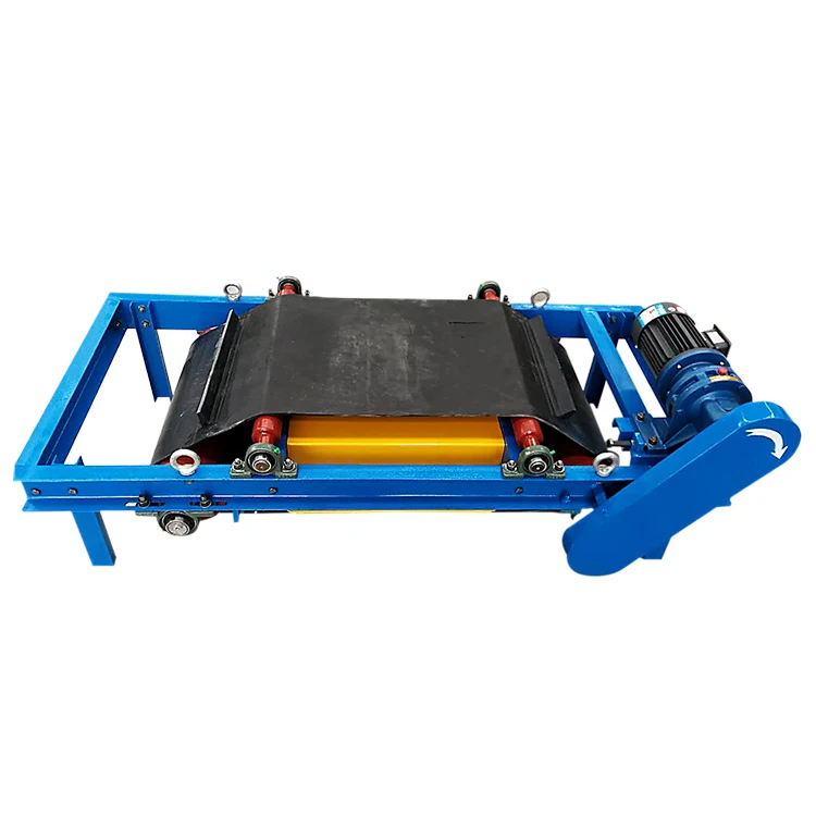 suspends self-discharging permanent magnetic separators for removing iron