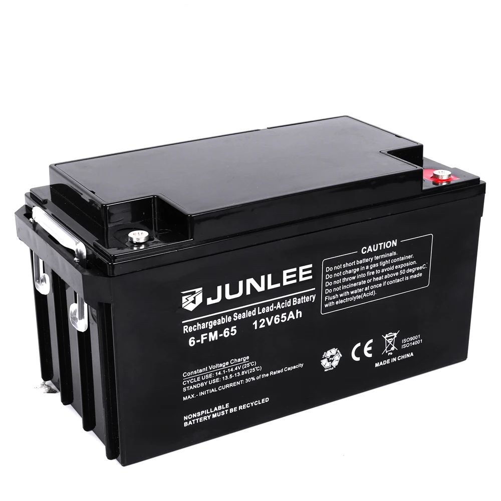 AGM/гель свинцово-кислотный аккумулятор 12В 65ah