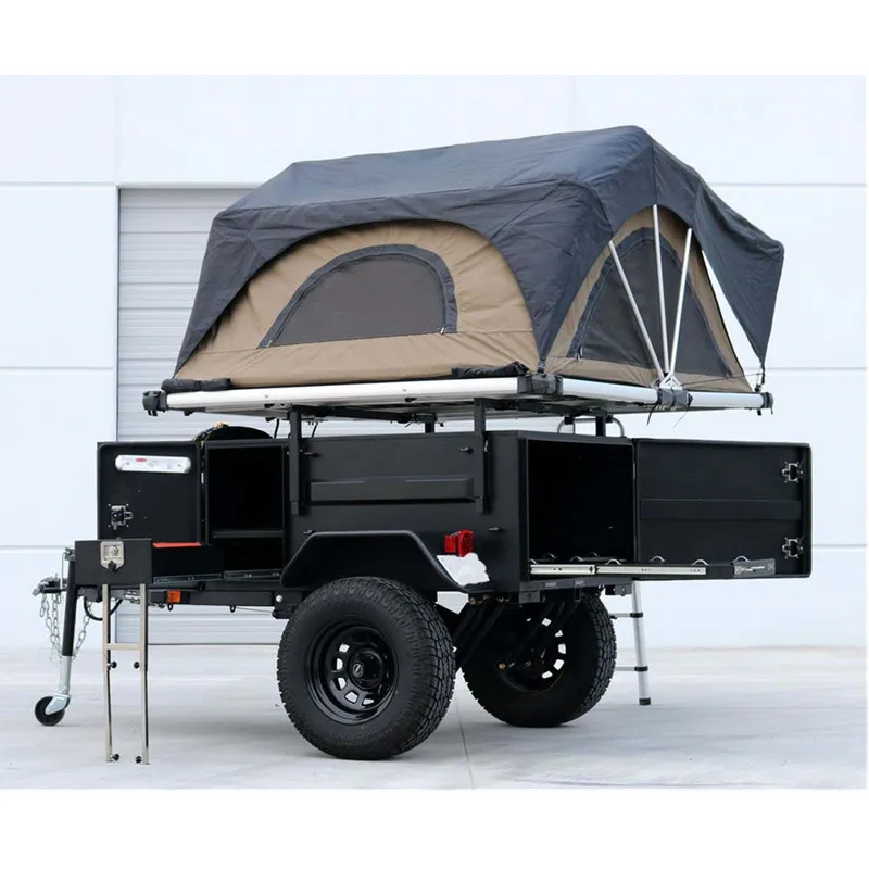  Маленький легкий внедорожный трейлер Ecocampor 4wd Overland с выдвижной палаткой до 20 футов для