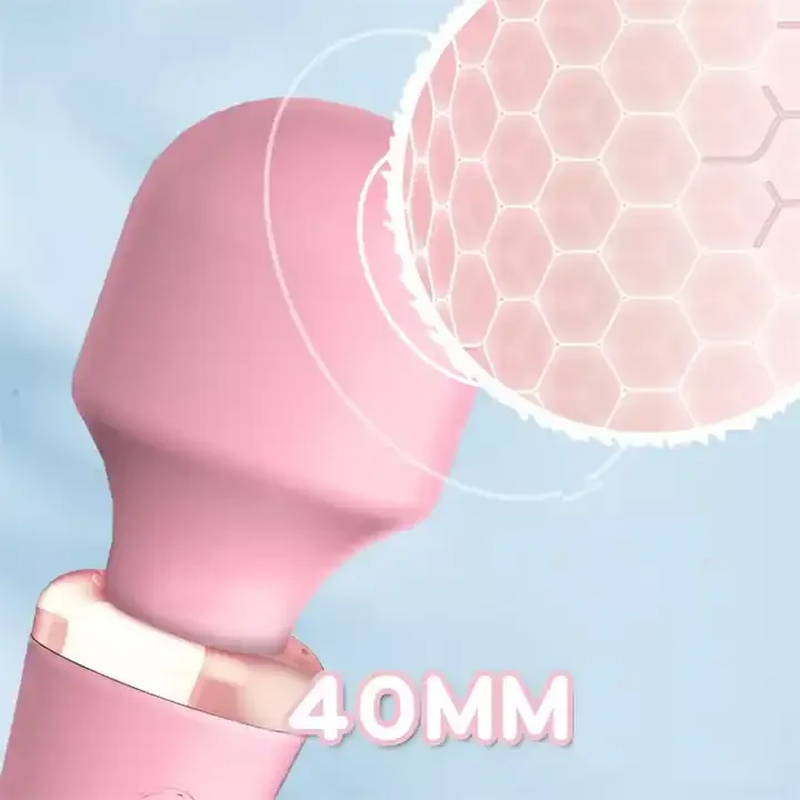 10 Frequency popular heating stick adult vibrator for female double shock AV masturbation massager magic wand
