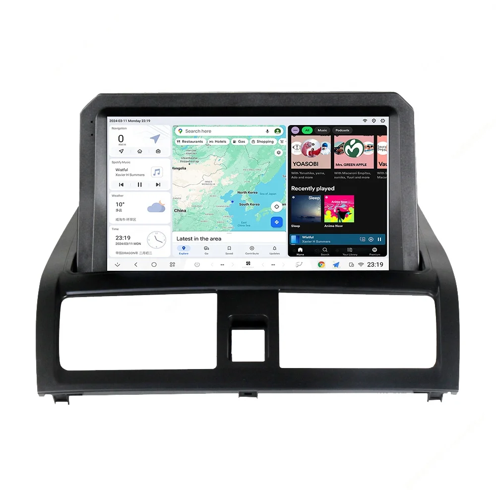 Mekede DUDU7 android автомобильный Радио dvd-плеер 2K мультимедийный Разделенный экран Поддержка dvr для Honda Accord 7 2003 2004 2005 2006 2007