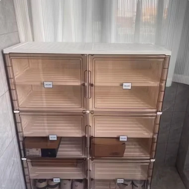 Jeko&Jeko Durable PP Black, White, Green Color Available Entryway Shoe Storage Cabinet